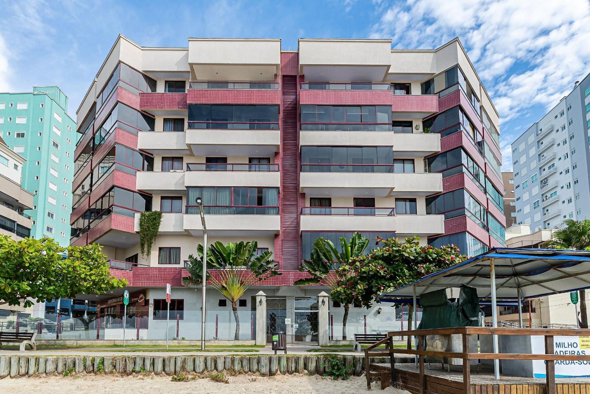 Apto Pe Na Areia Vista Mar Em Meia Praia Evb308 Итапема Екстериор снимка